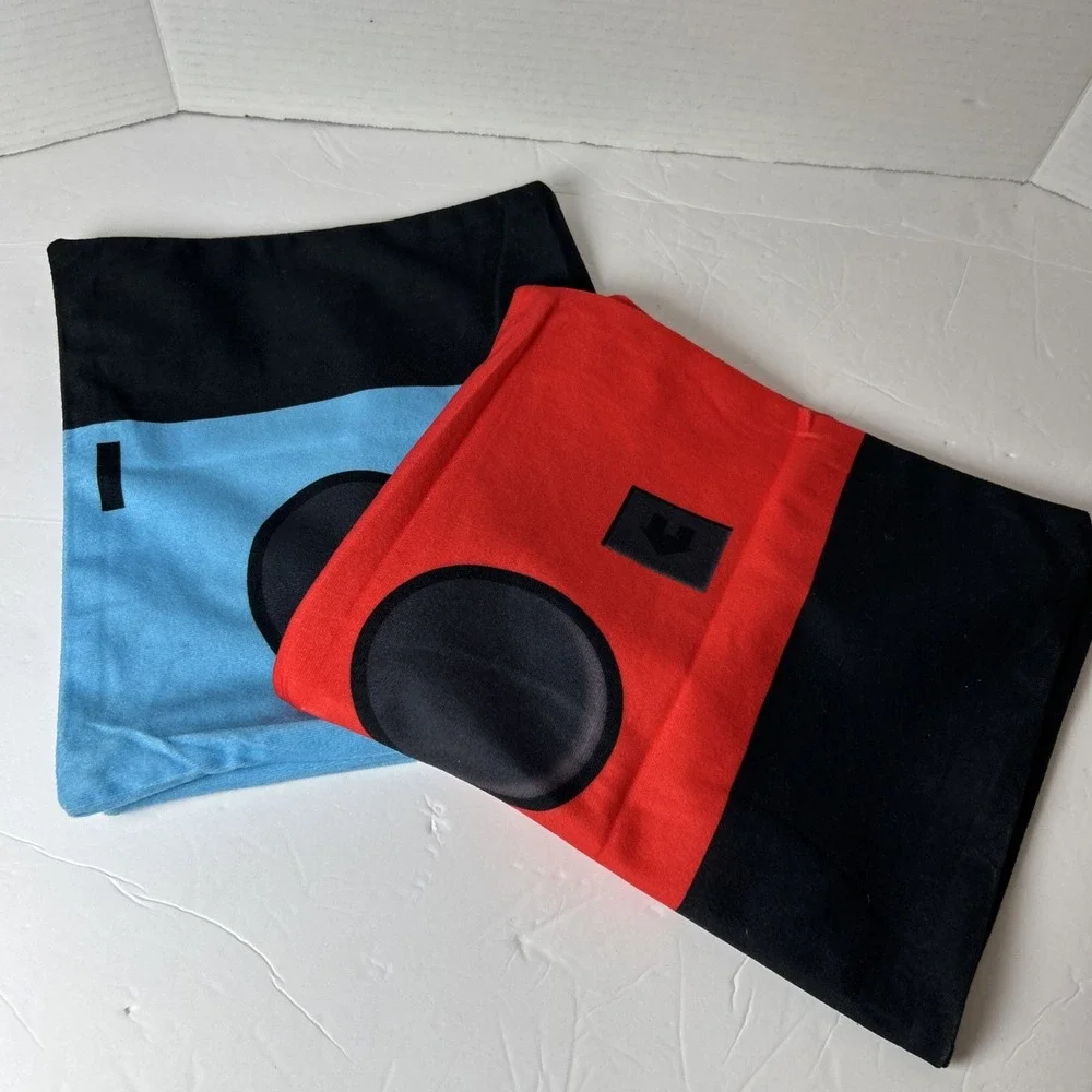 Nintendo Switch Throw Pillow Cases Gamer Gifts Soft Red Blue Controller